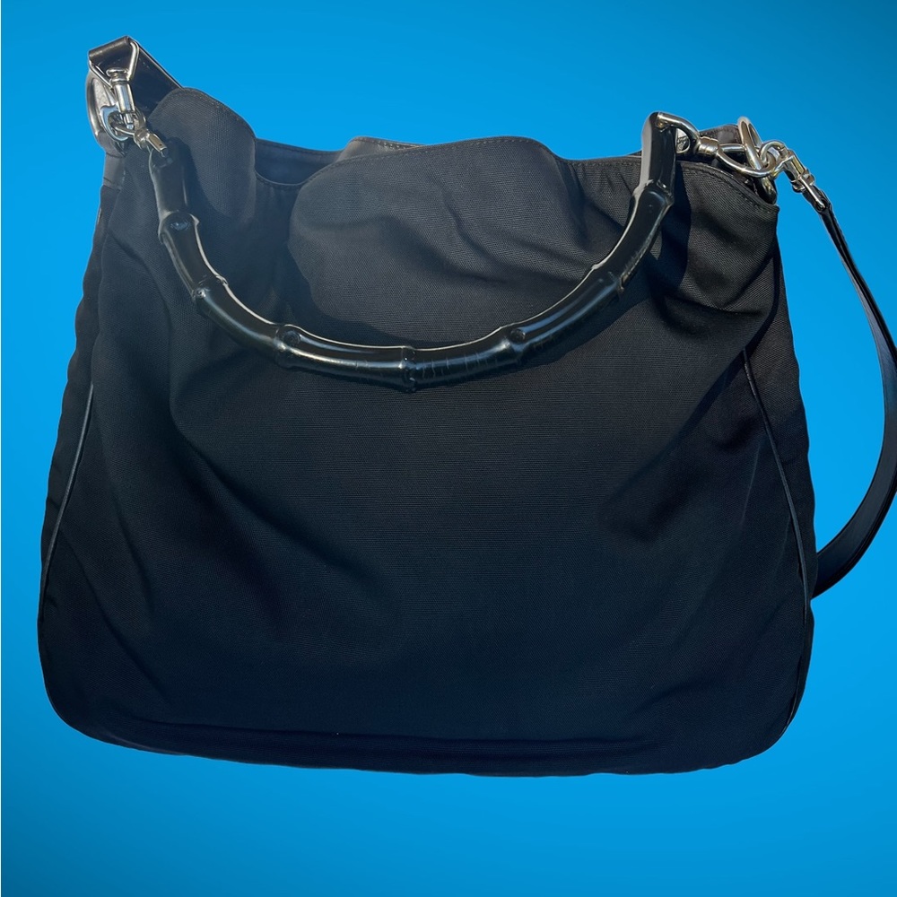 Dark brown Gucci Bamboo bag